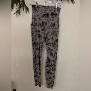 lululemon athletica Tie-Dye Leggings - Gray and Olive